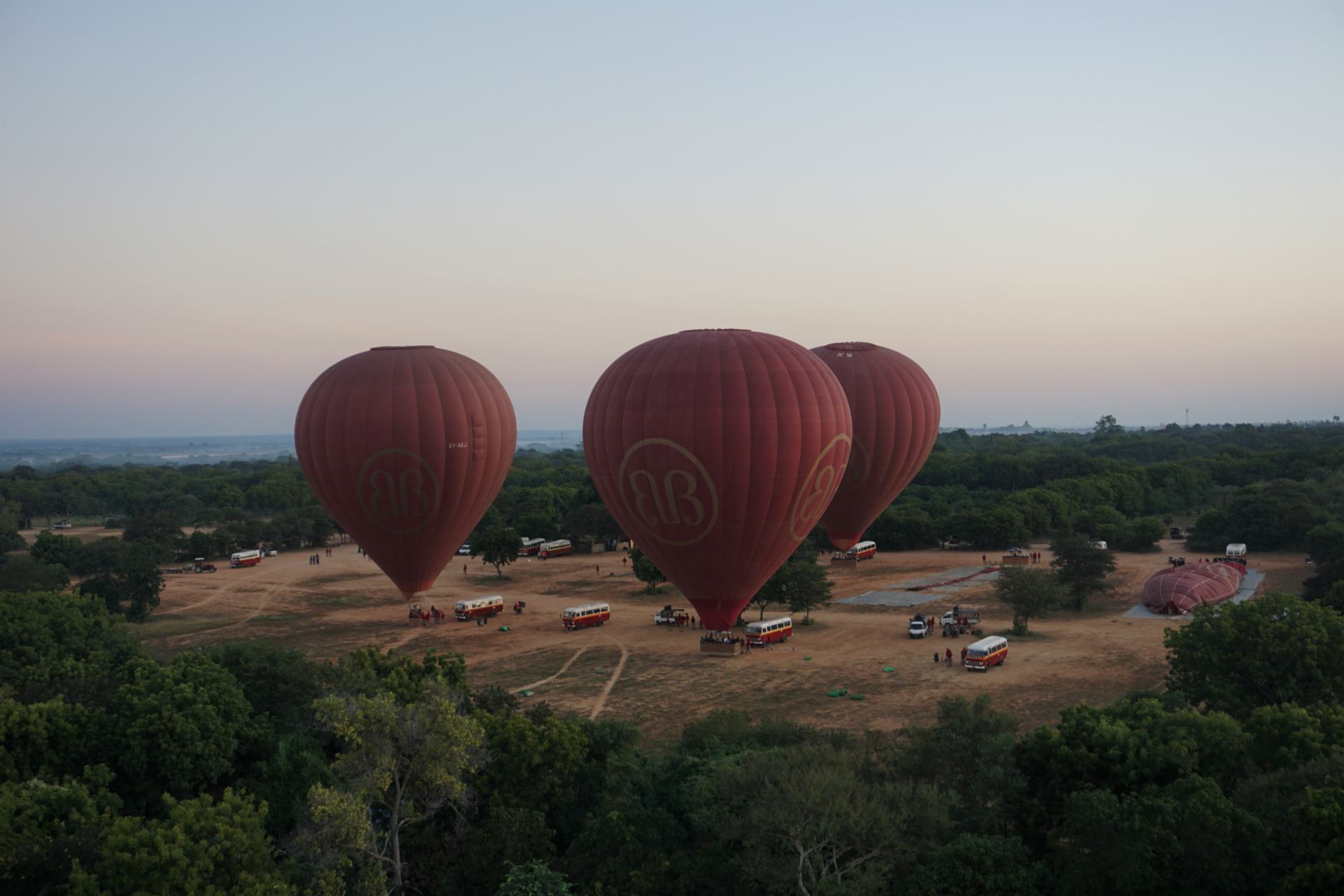 Ballonflug Bagan